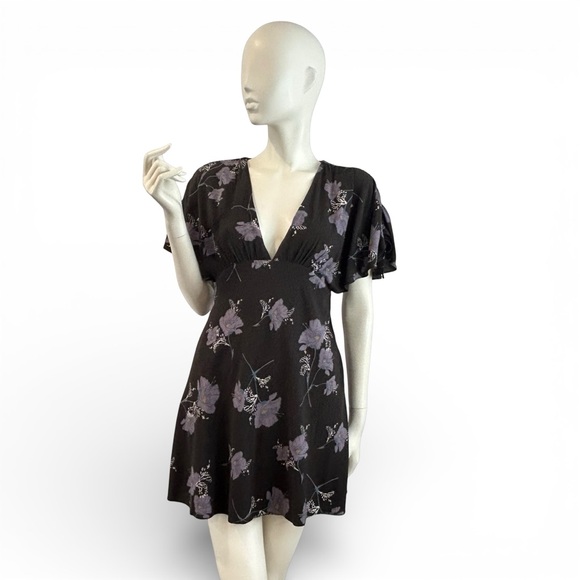 Free People 'Melanie' Floral Print Fit & Flare Dress Night Combo - Picture 4 of 14